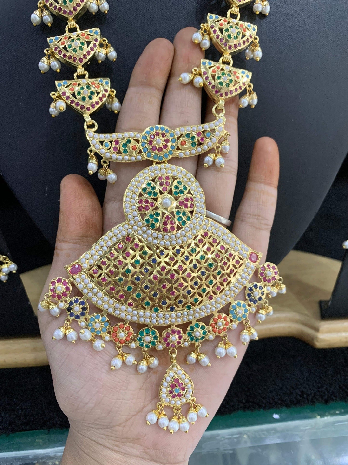 jadau rani haar 56213 - Vijay & Sons