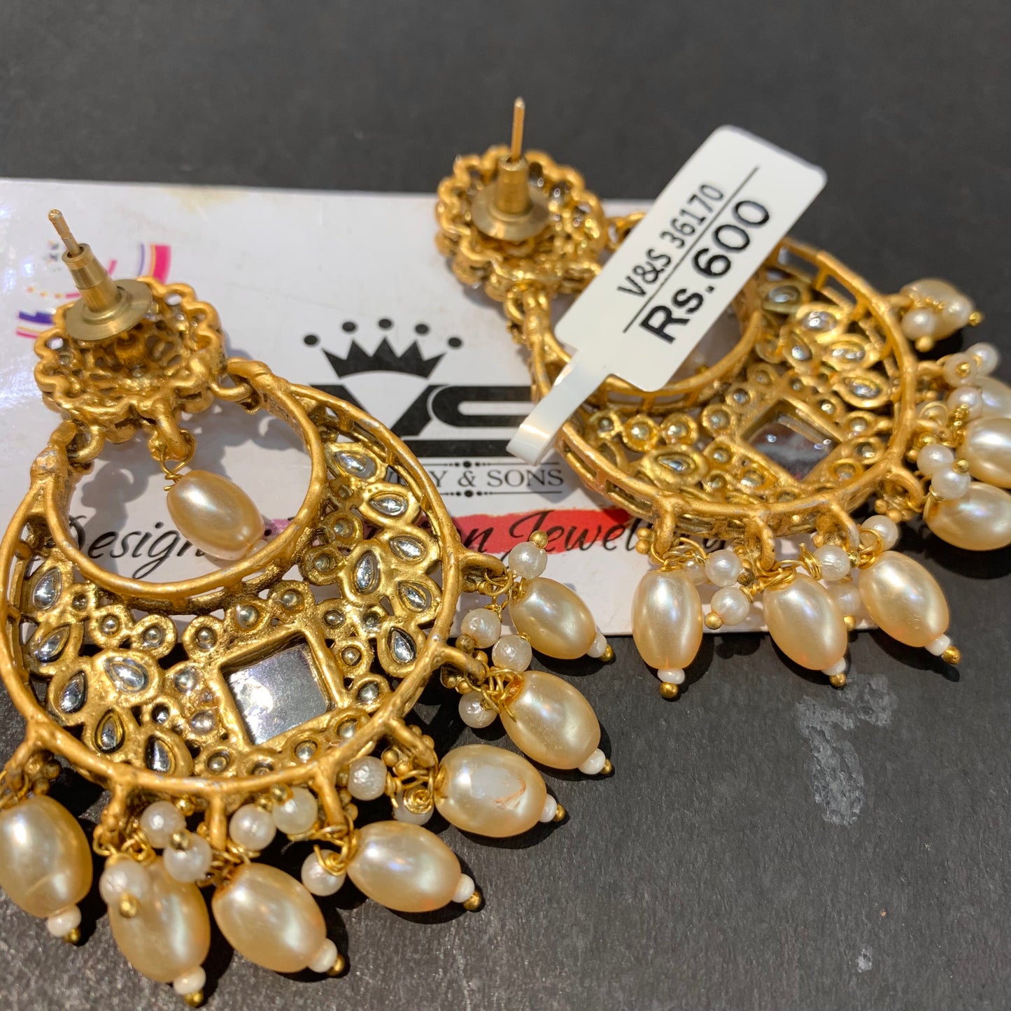 Kundan Earrings 52367