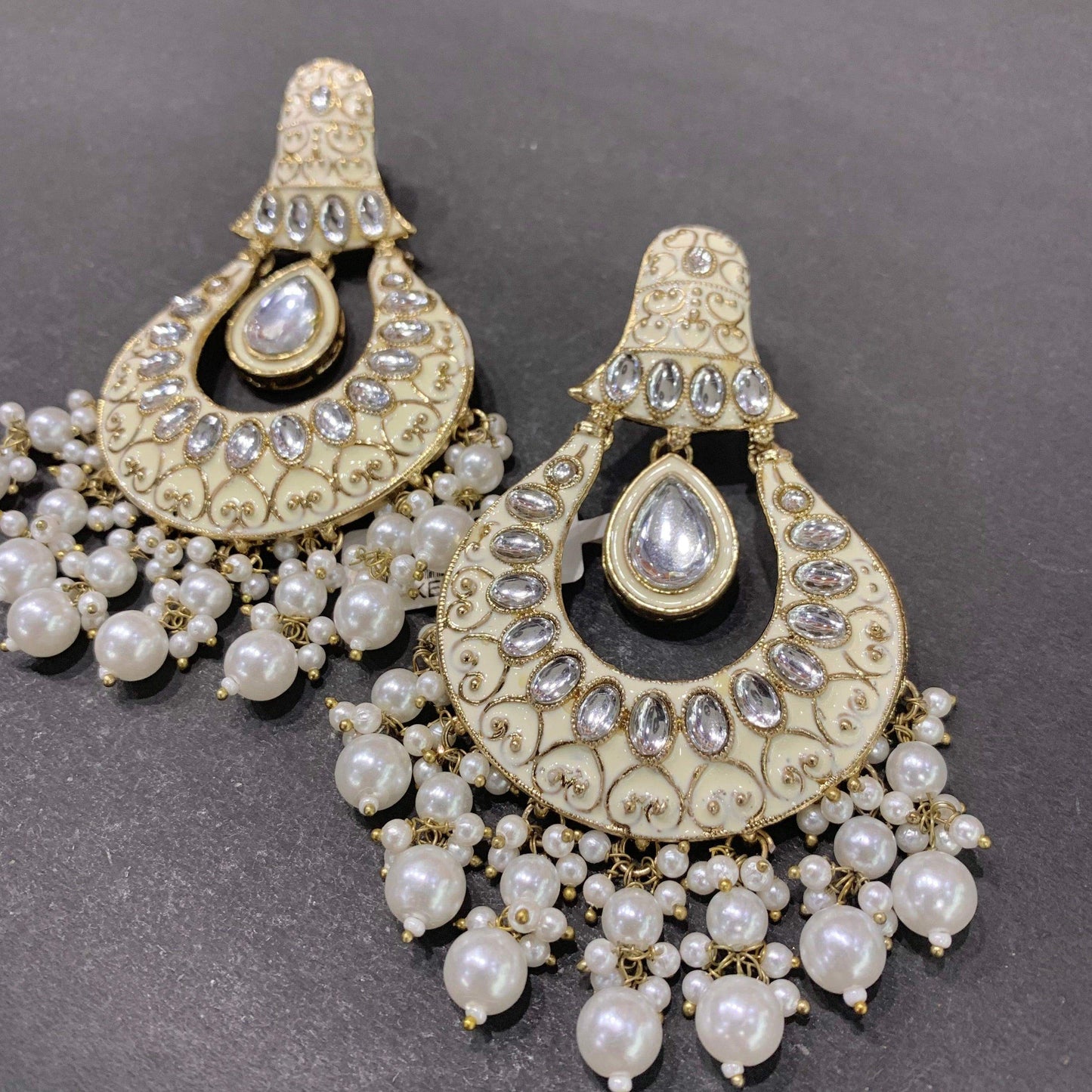 Kundan Earrings 466544 - Vijay & Sons