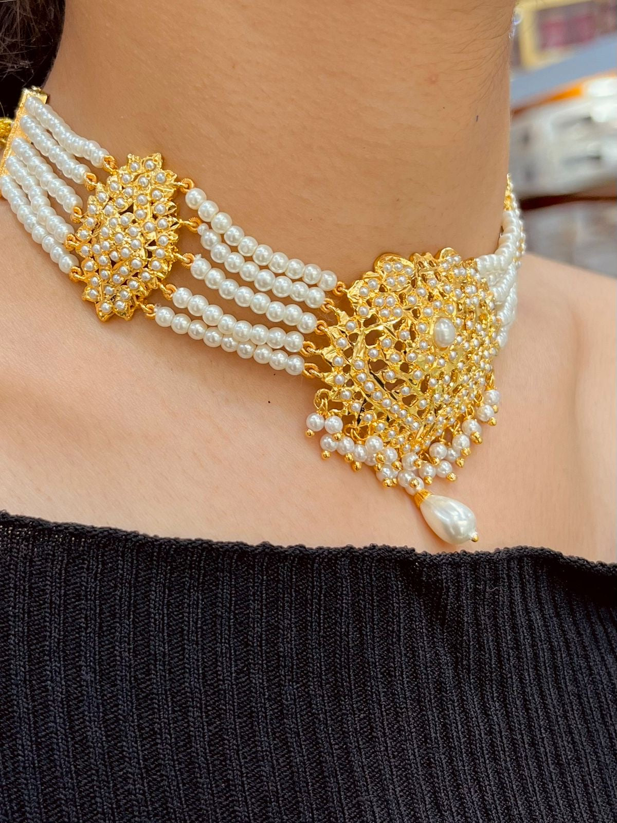 Jadau Necklace Set 67376