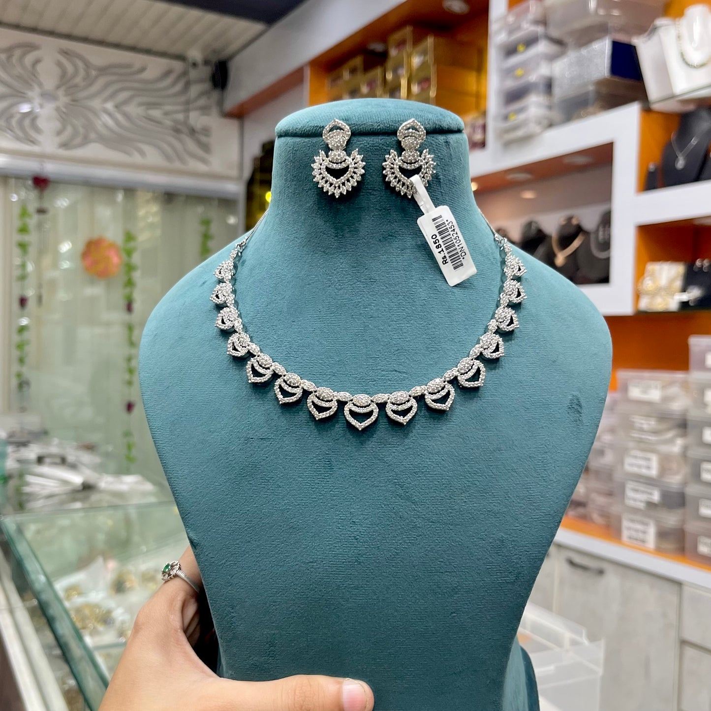 Zircon Necklace Set 334553