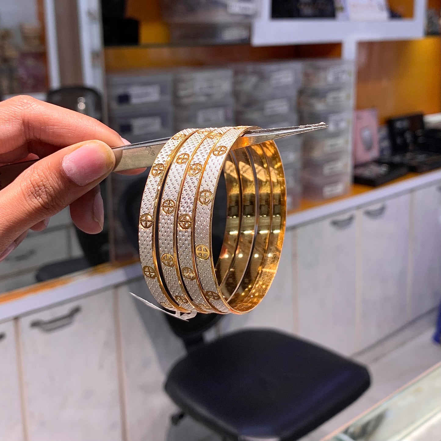 Gold Plated Bangles 4657766