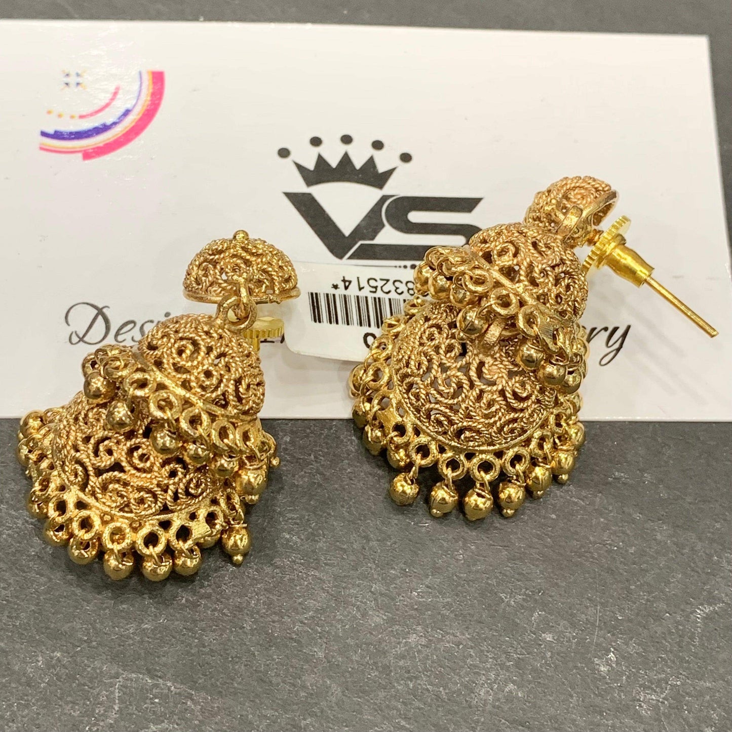 Antique Earrings 46432 - Vijay & Sons
