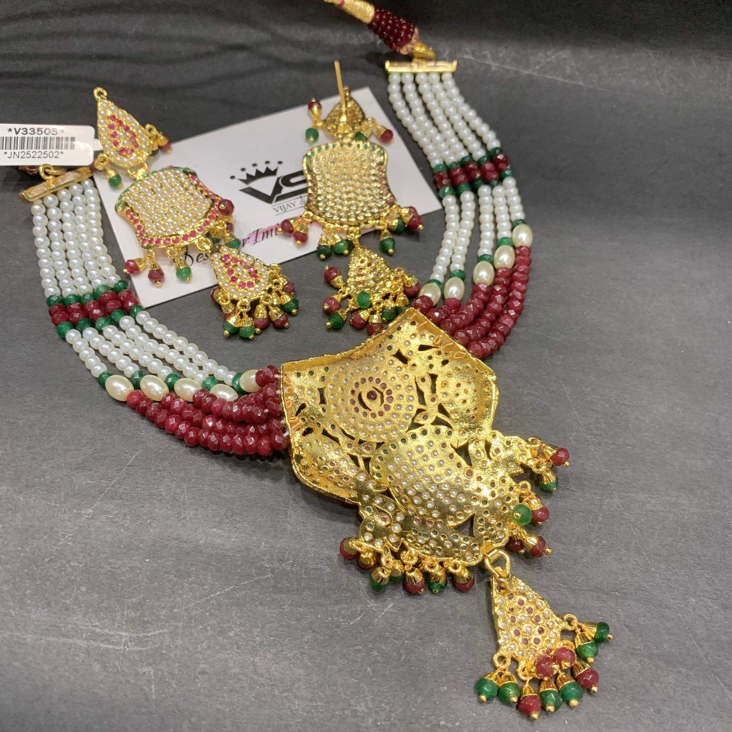 Jadau Necklace Sets 3005348 - Vijay & Sons
