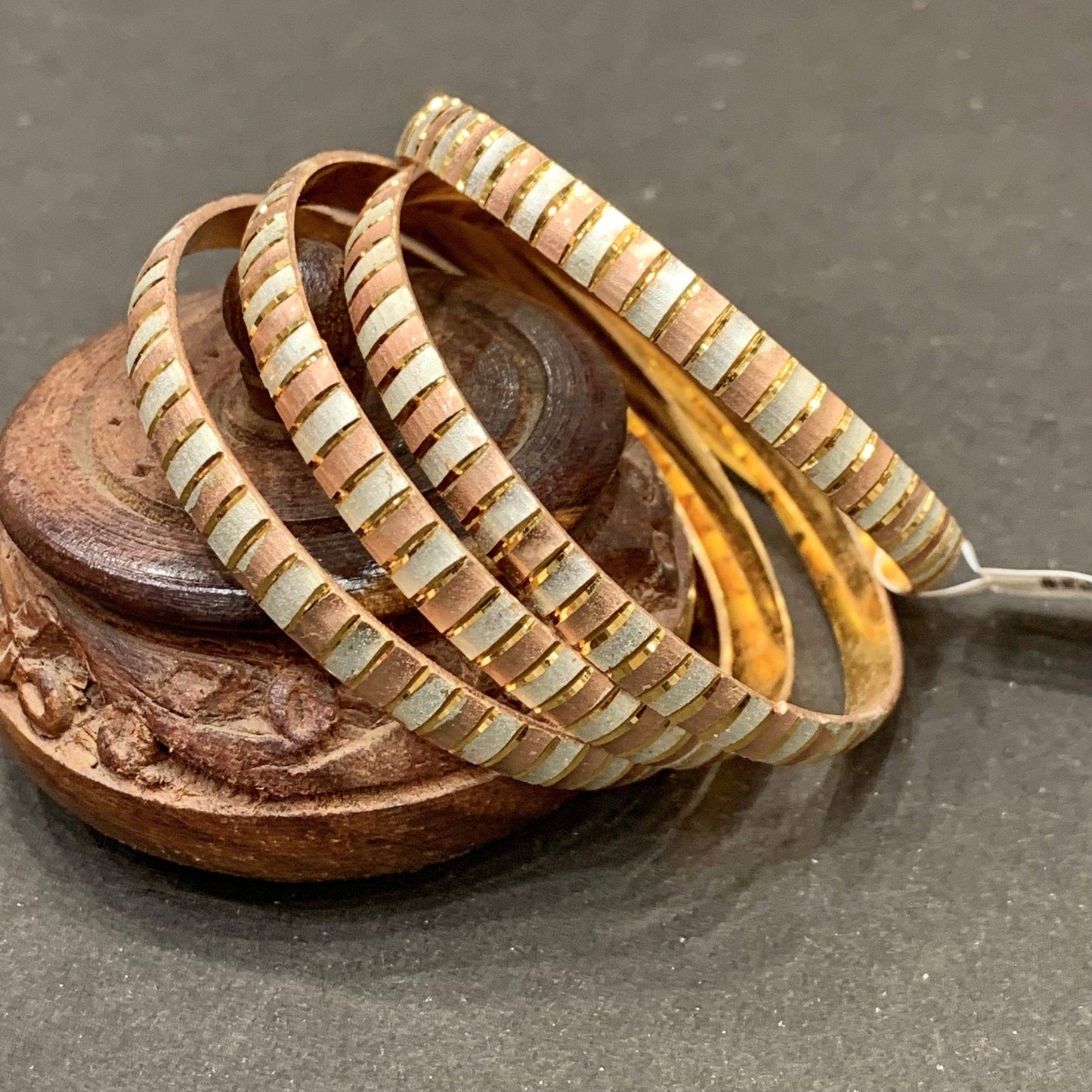 Gold Plated Bangles 634433 - Vijay & Sons