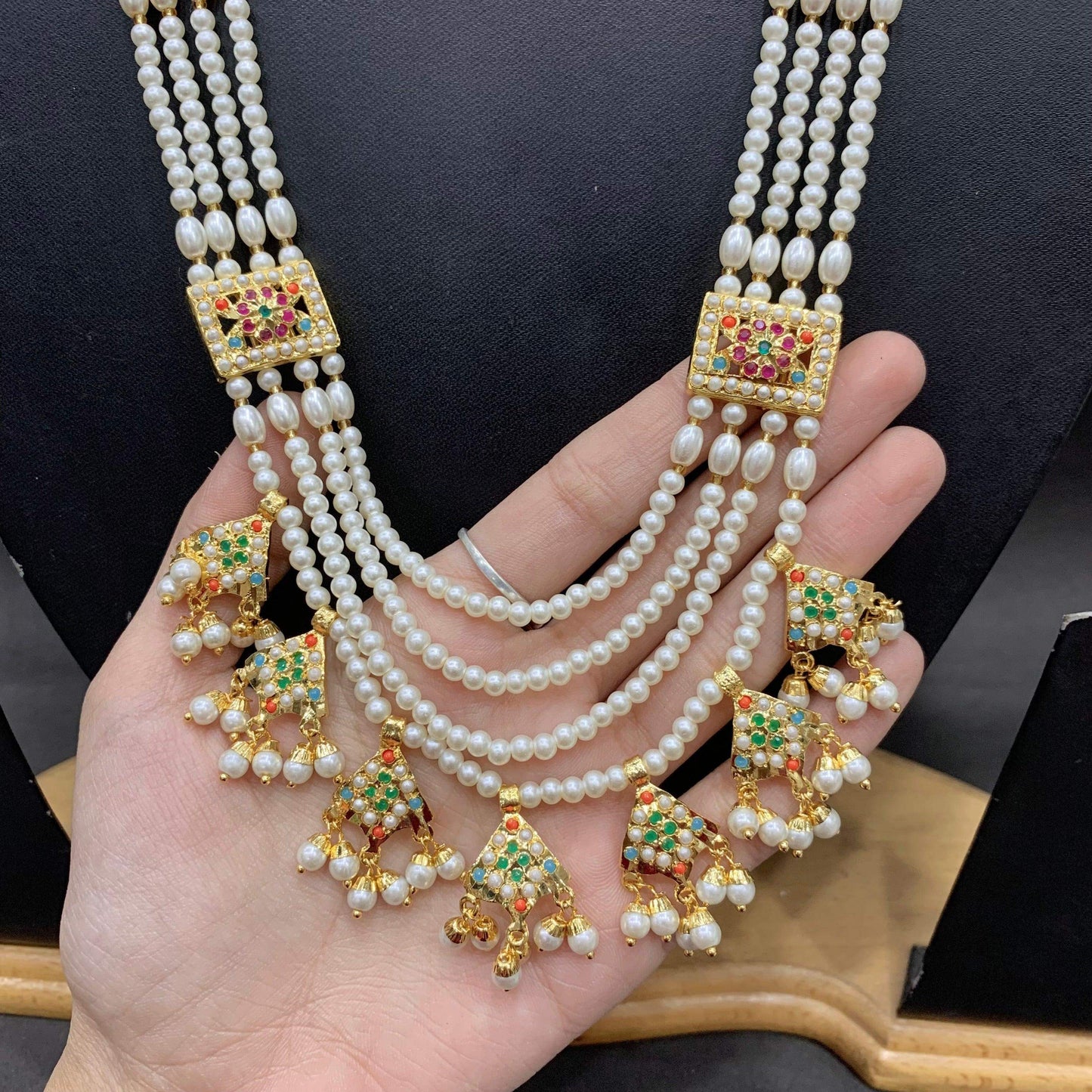 Jadau Rani haar 354456 - Vijay & Sons