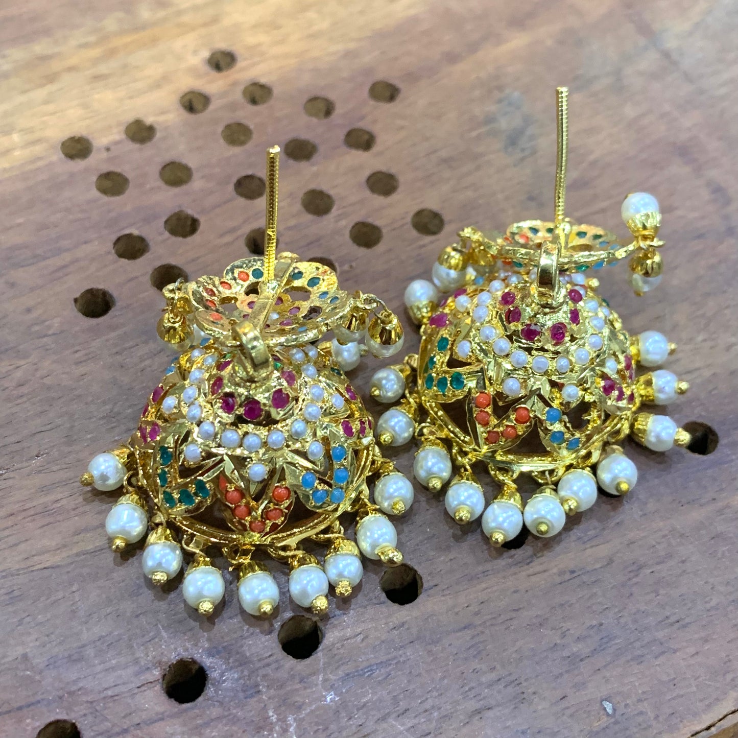 Jadau Earrings 562758 - Vijay & Sons