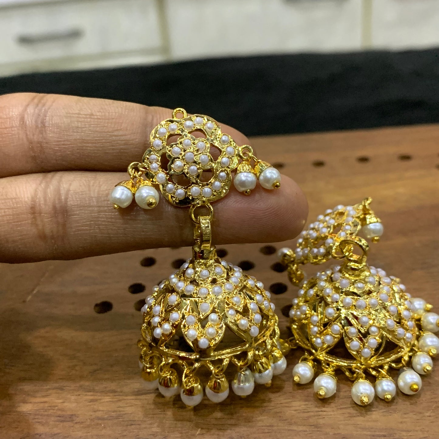 Jadau Earrings 562758 - Vijay & Sons
