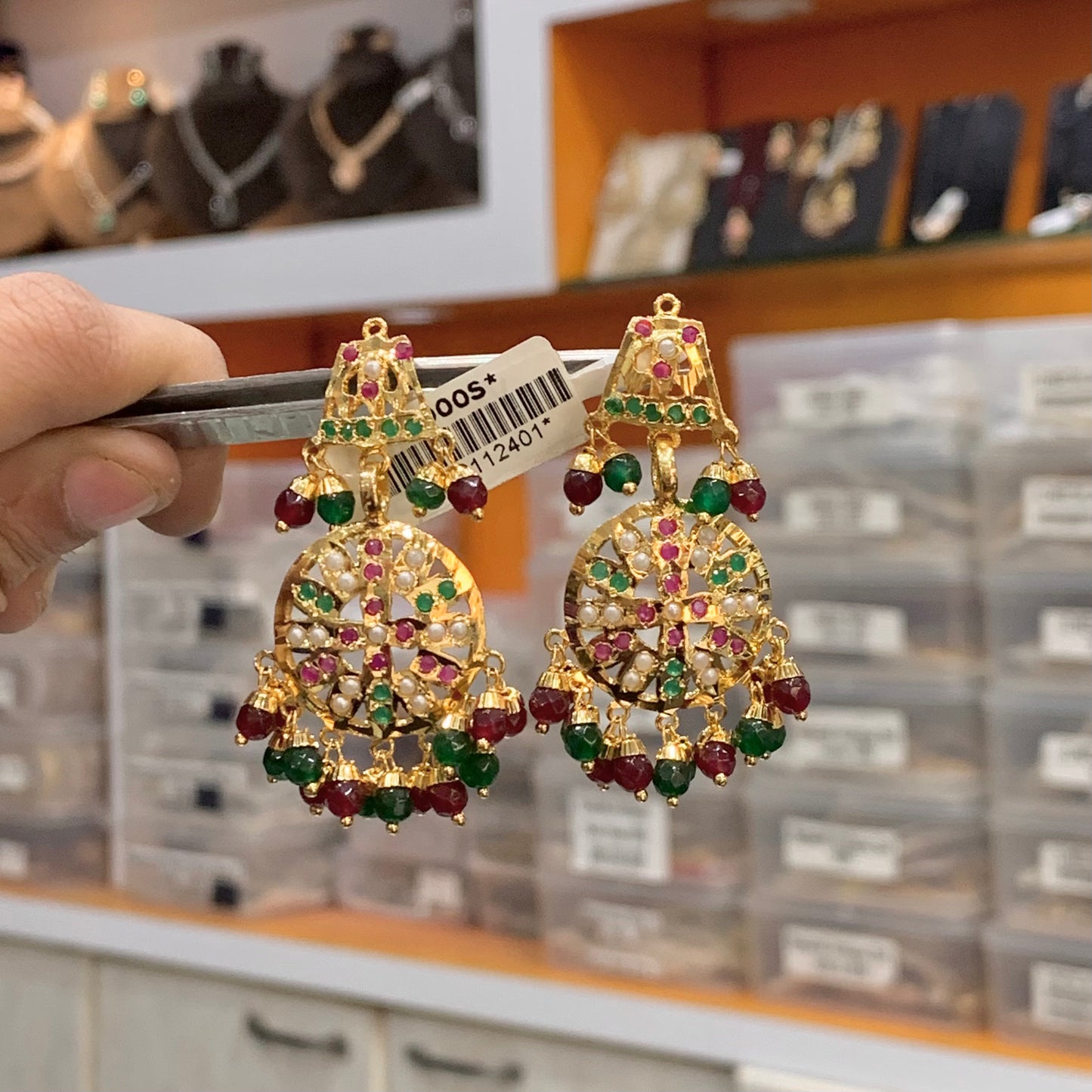 Jadau Earrings 4565467912 - Vijay & Sons