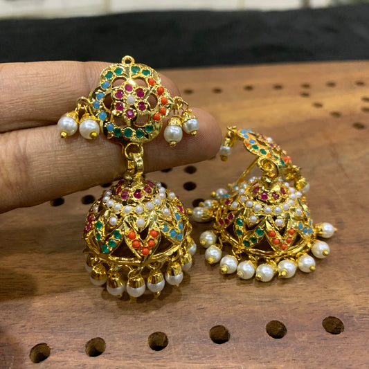 Jadau Earrings 562758 - Vijay & Sons