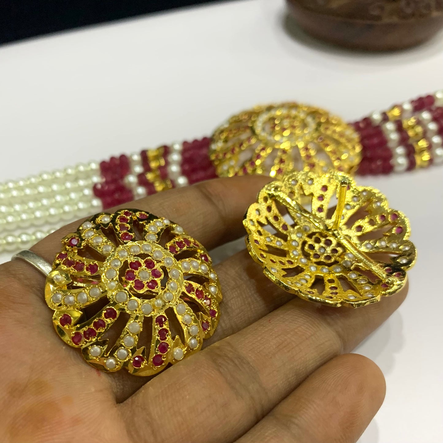 Jadau Necklace Set 98746