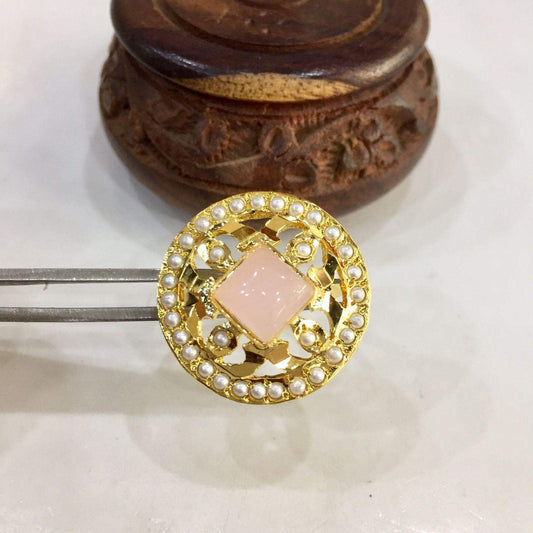 Jadau ring 467455 - Vijay & Sons
