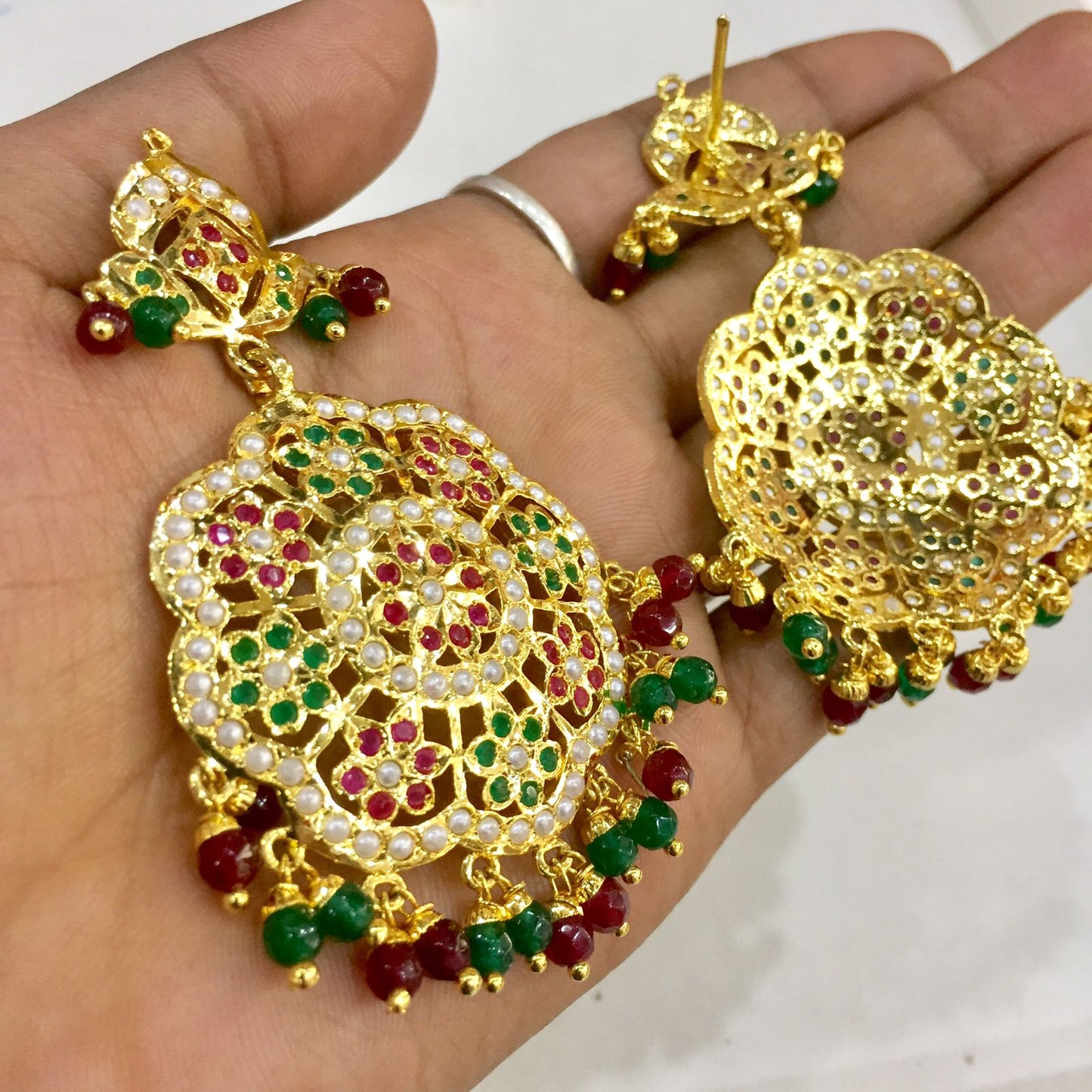 Jadau Tikka Earrings 3955275