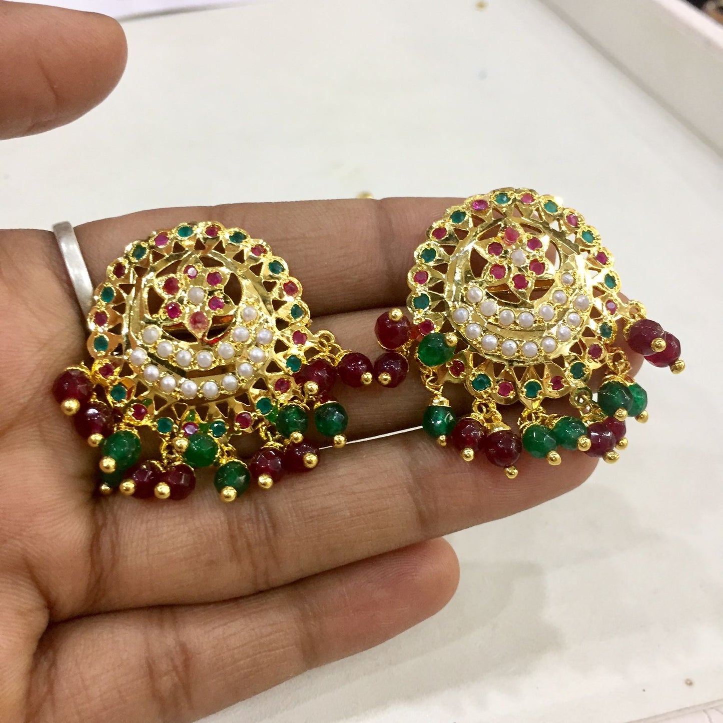 Jadau Pendant Sets 57545