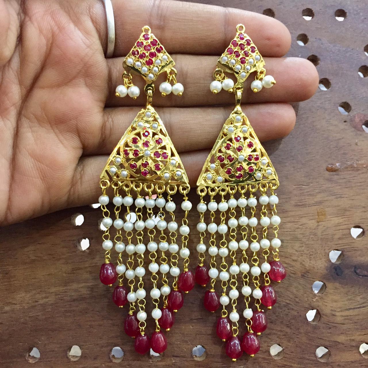 Jadau Earrings 46546