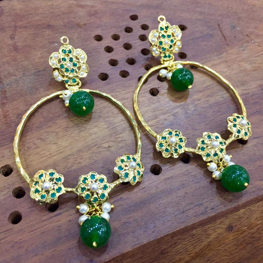 Jadau Earrings 56756 - Vijay & Sons