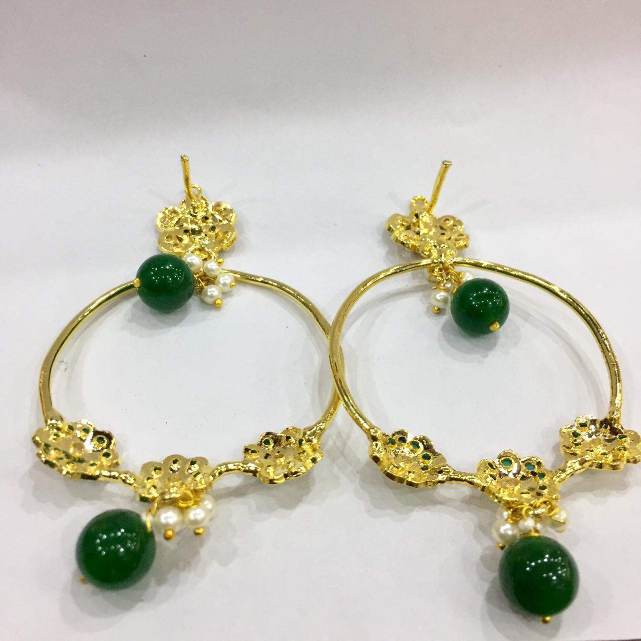 Jadau Earrings 56756 - Vijay & Sons