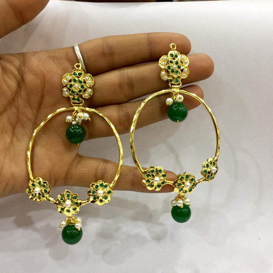 Jadau Earrings 56756 - Vijay & Sons