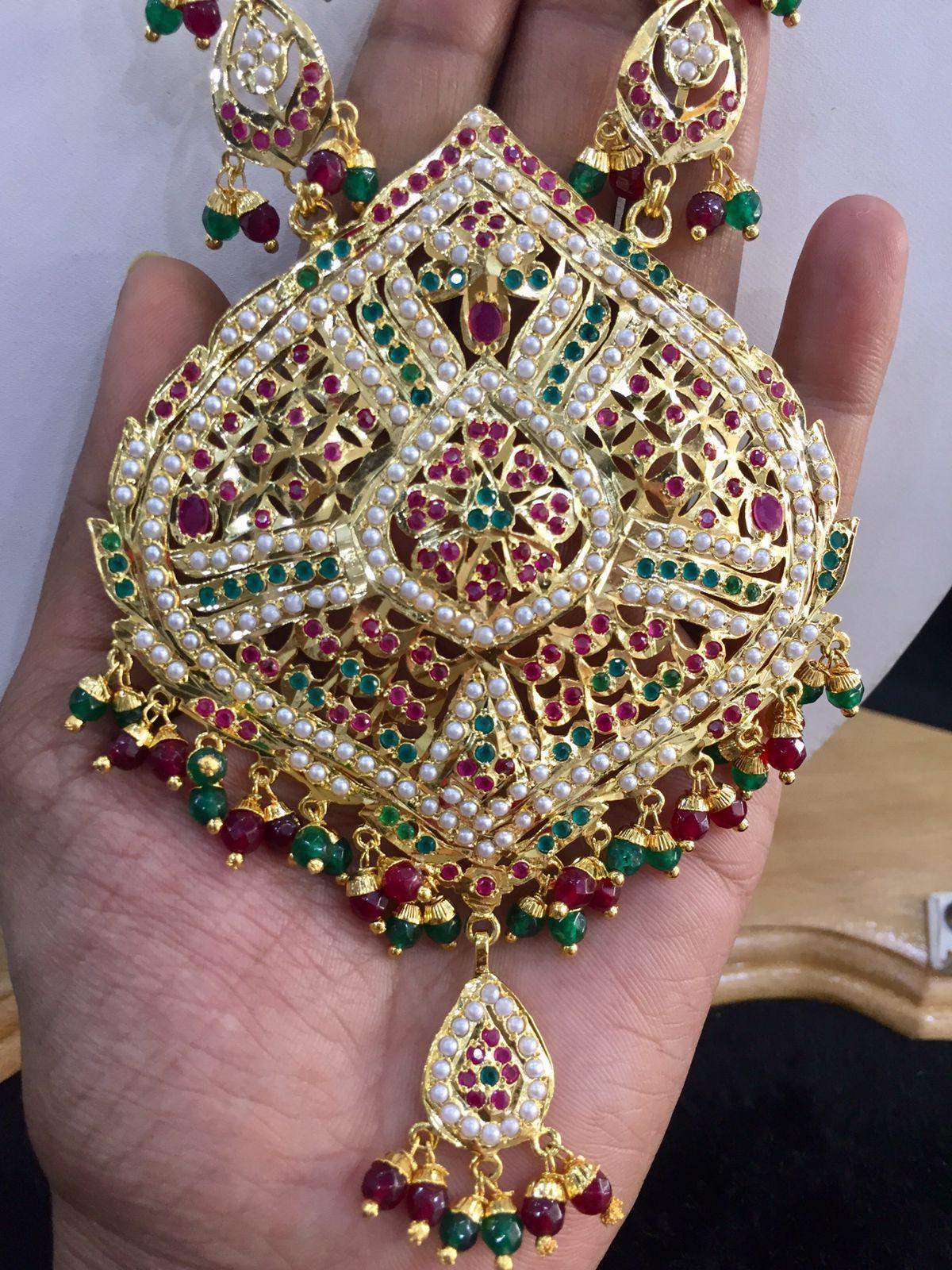Jadau Rani Haar 578545 - Vijay & Sons