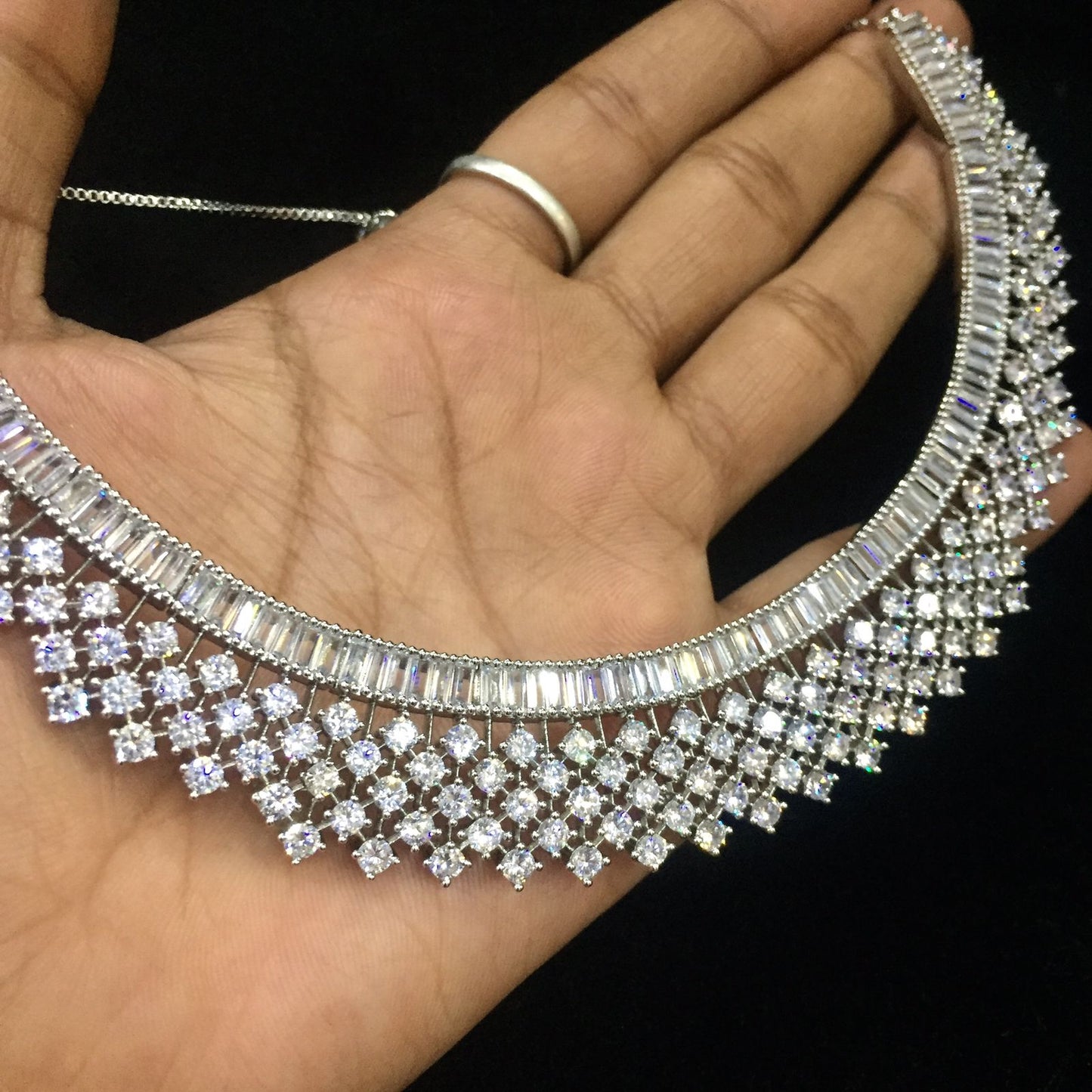 Diamond necklace set 476456