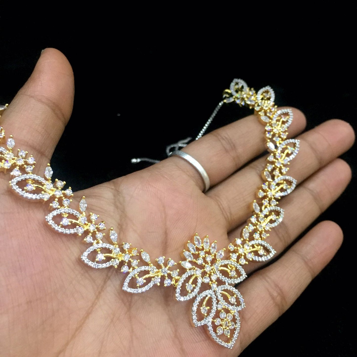 Zircon Necklace Set 235666