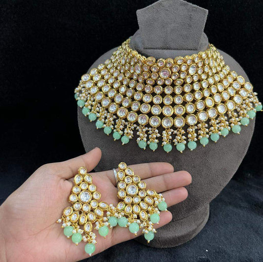 kundan necklace set4689854 - Vijay & Sons