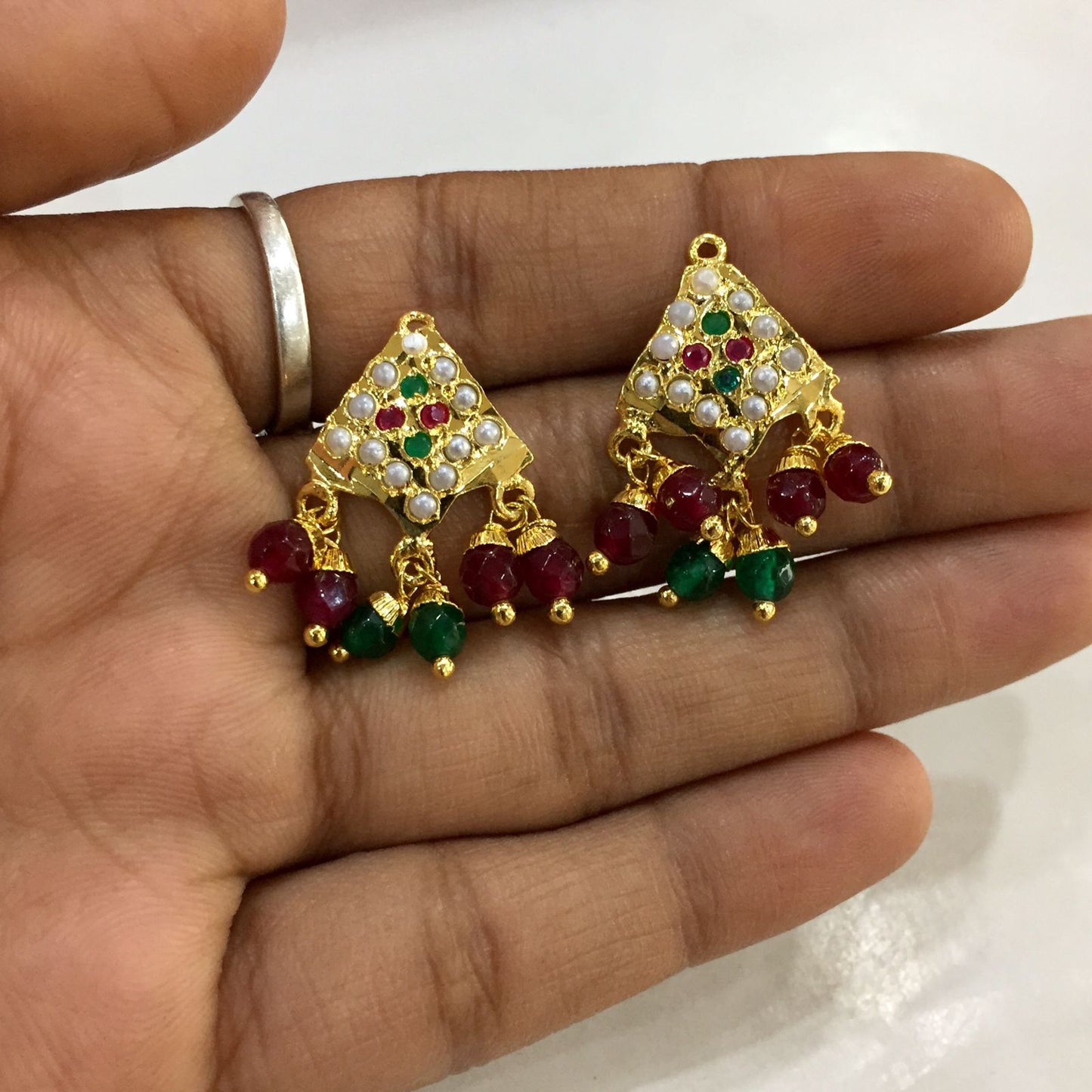 Jadau Earrings 48754