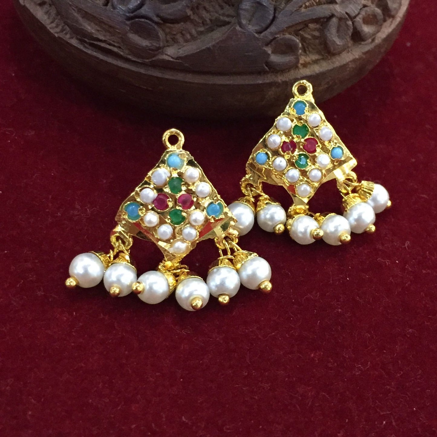 Jadau Earrings 48754