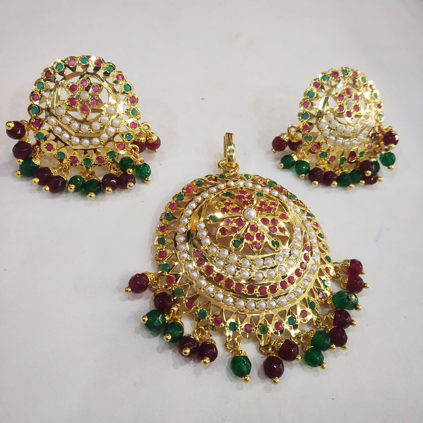 Jadau Pendant Sets 57545