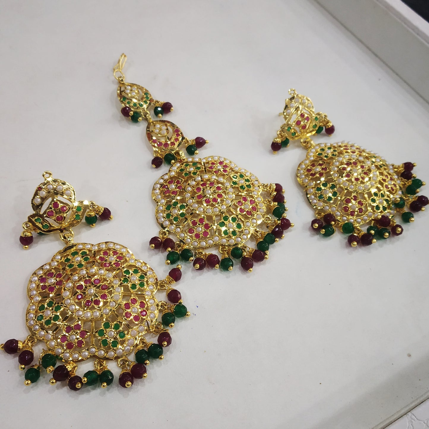 Jadau Tikka Earrings 3955275