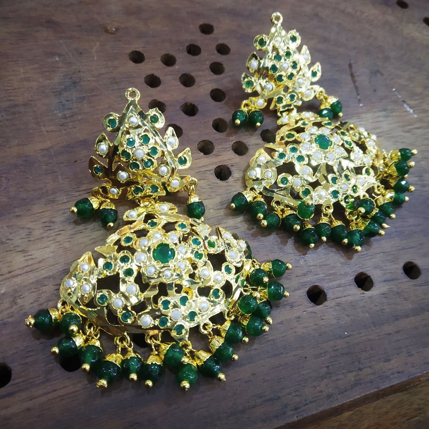 Jadau Earrings 58754