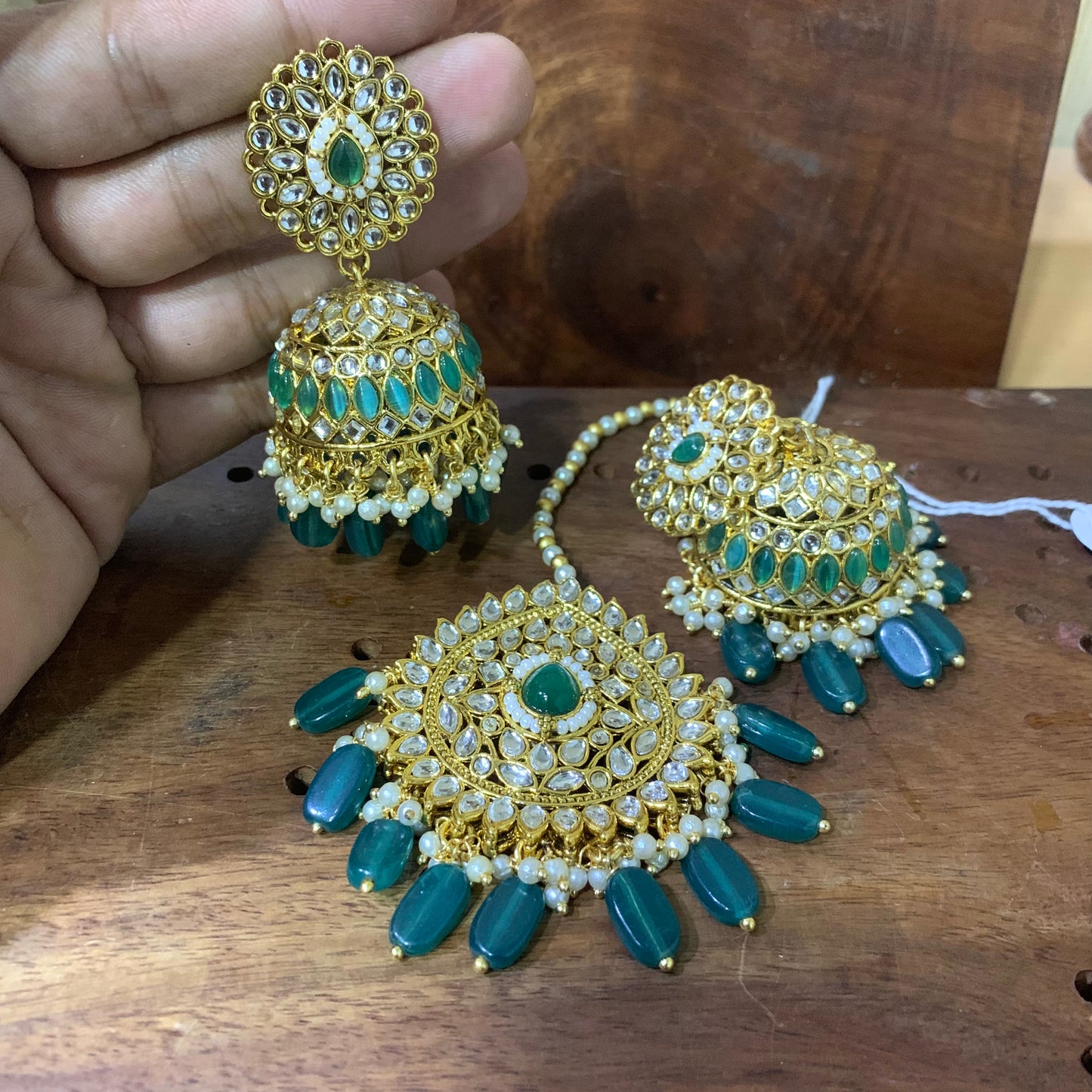 Kundan Tikka Earrings 848290 3453355