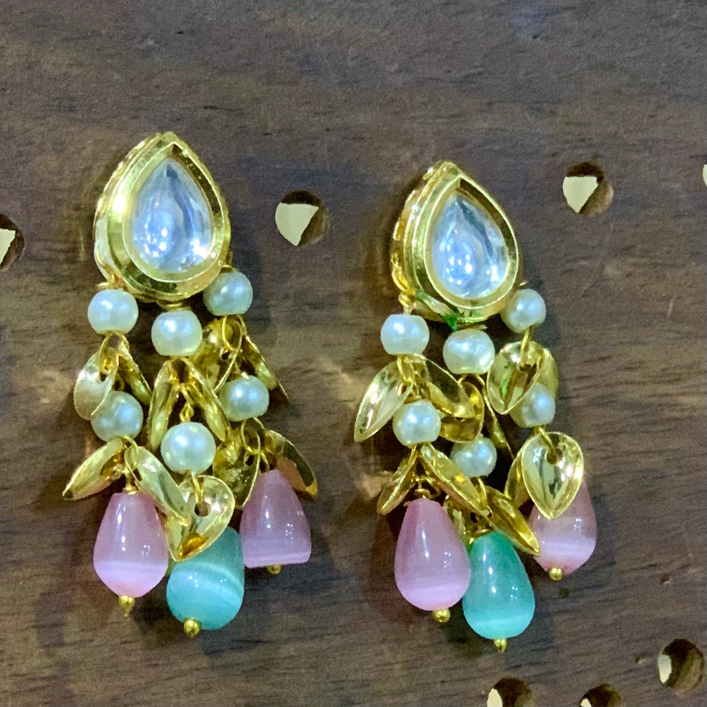 Kundan Earrings 22334