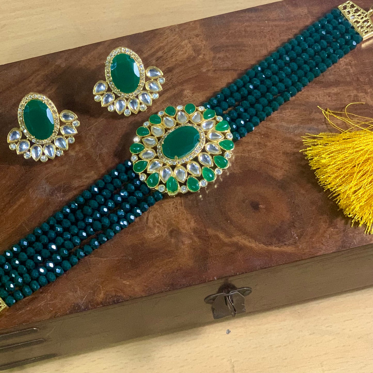 Kundan Necklace Set 346456 - Vijay & Sons