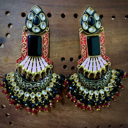 Kundan Earrings 294010 - Vijay & Sons