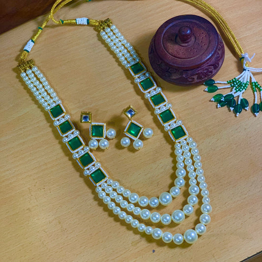 Kundan Necklace Set 26545 - Vijay & Sons