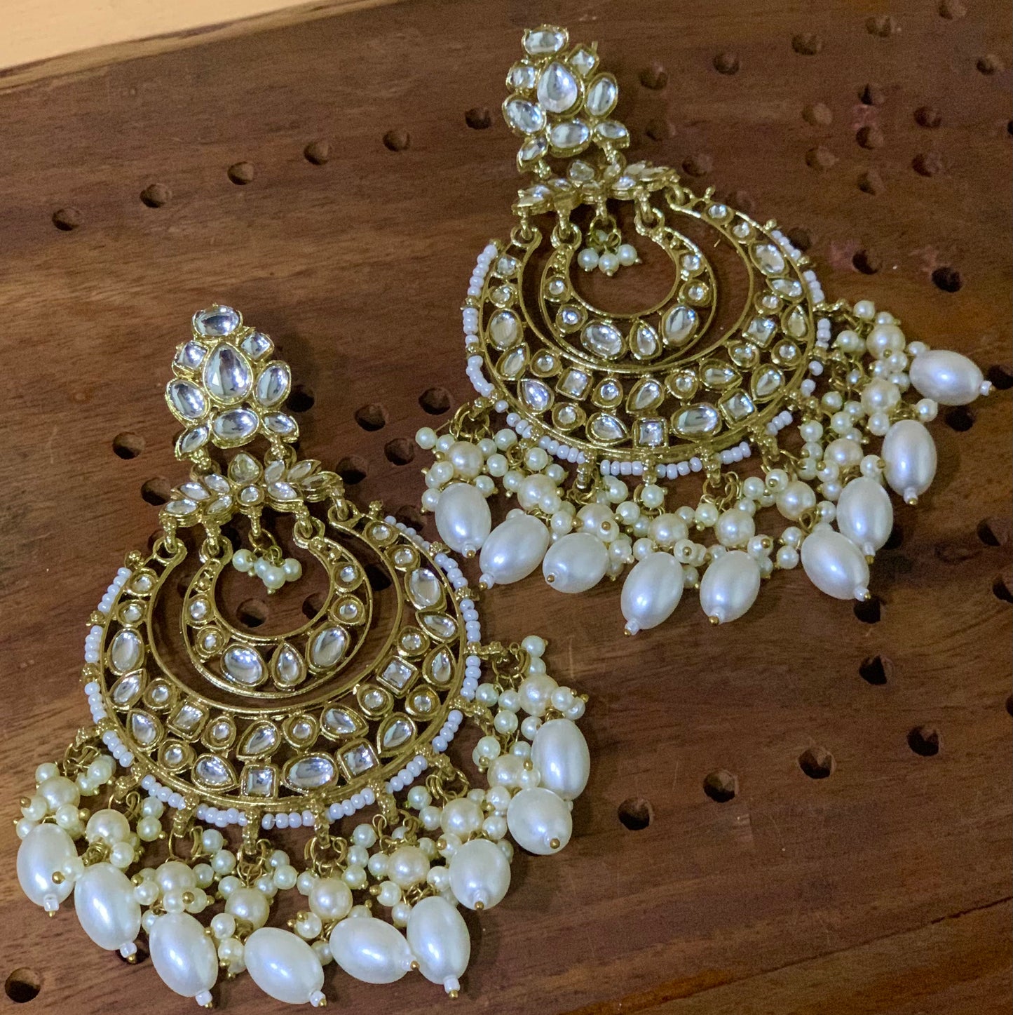 Kundan Earrings 234579 - Vijay & Sons