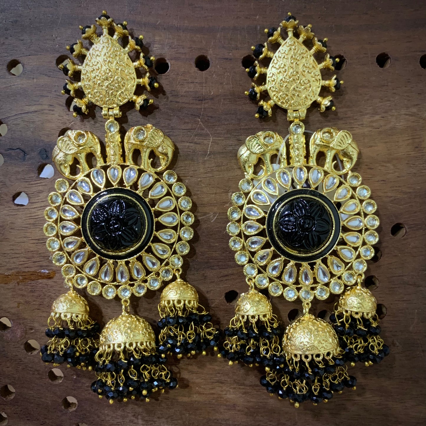 Kundan Earrings 3556 - Vijay & Sons