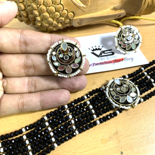 Kundan necklace set 46727778 - Vijay & Sons