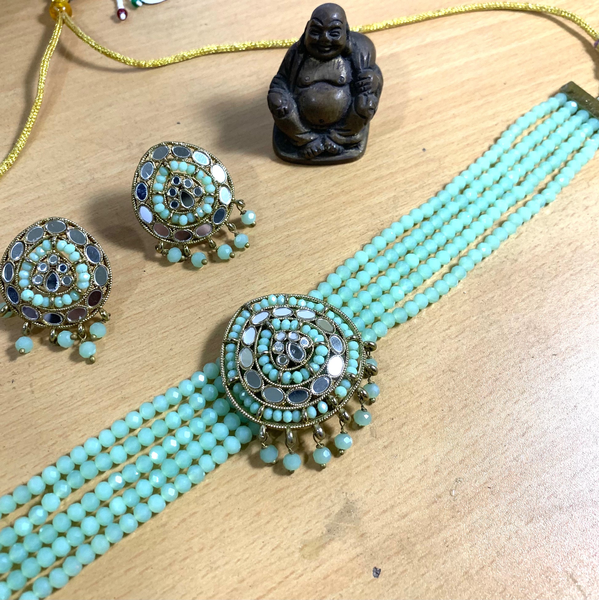 Kundan necklace set 46788468 - Vijay & Sons