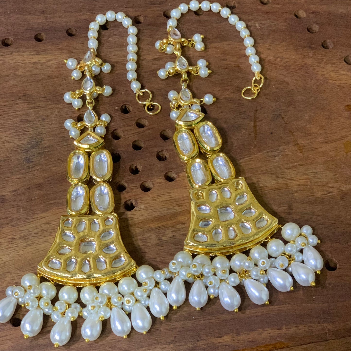 Kundan Earrings 98765 - Vijay & Sons