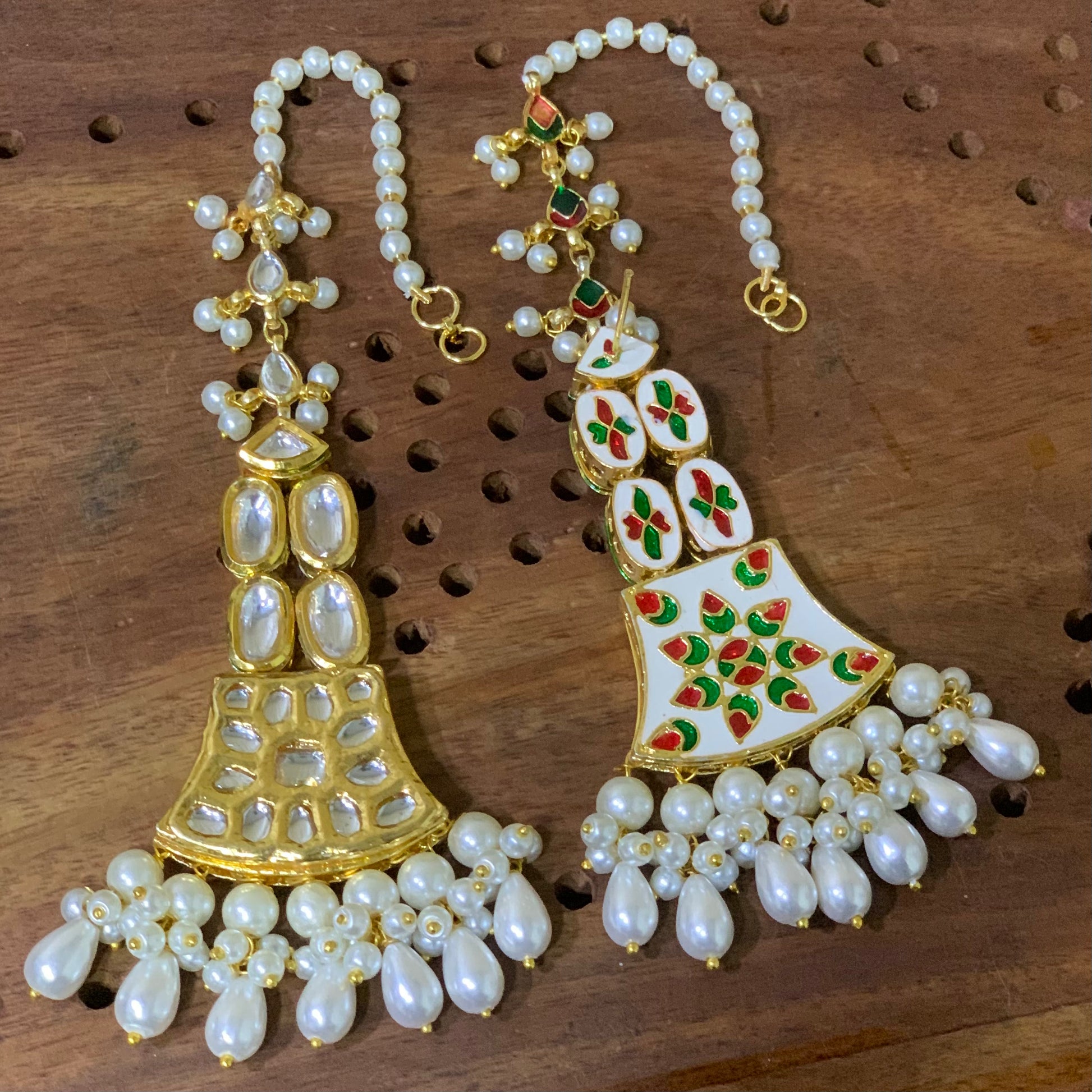 Kundan Earrings 98765 - Vijay & Sons