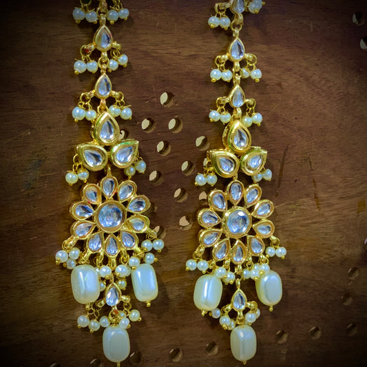 Kundan earrings 234567 - Vijay & Sons