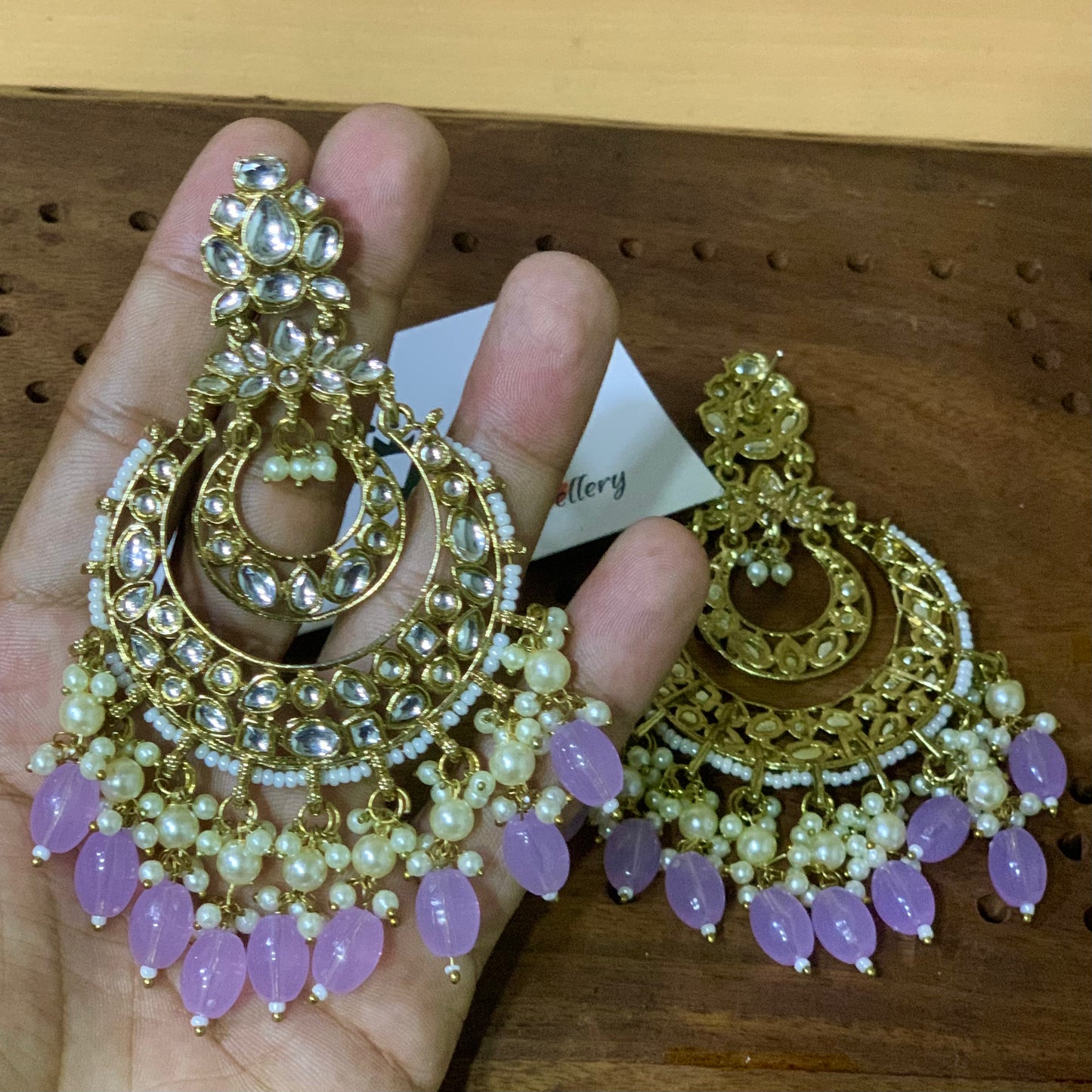 Kundan Earrings 234579 - Vijay & Sons