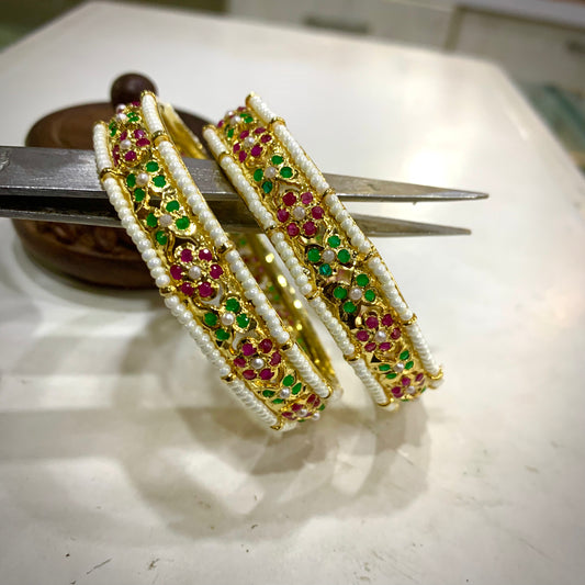 Jadau bangles 5796789 - Vijay & Sons