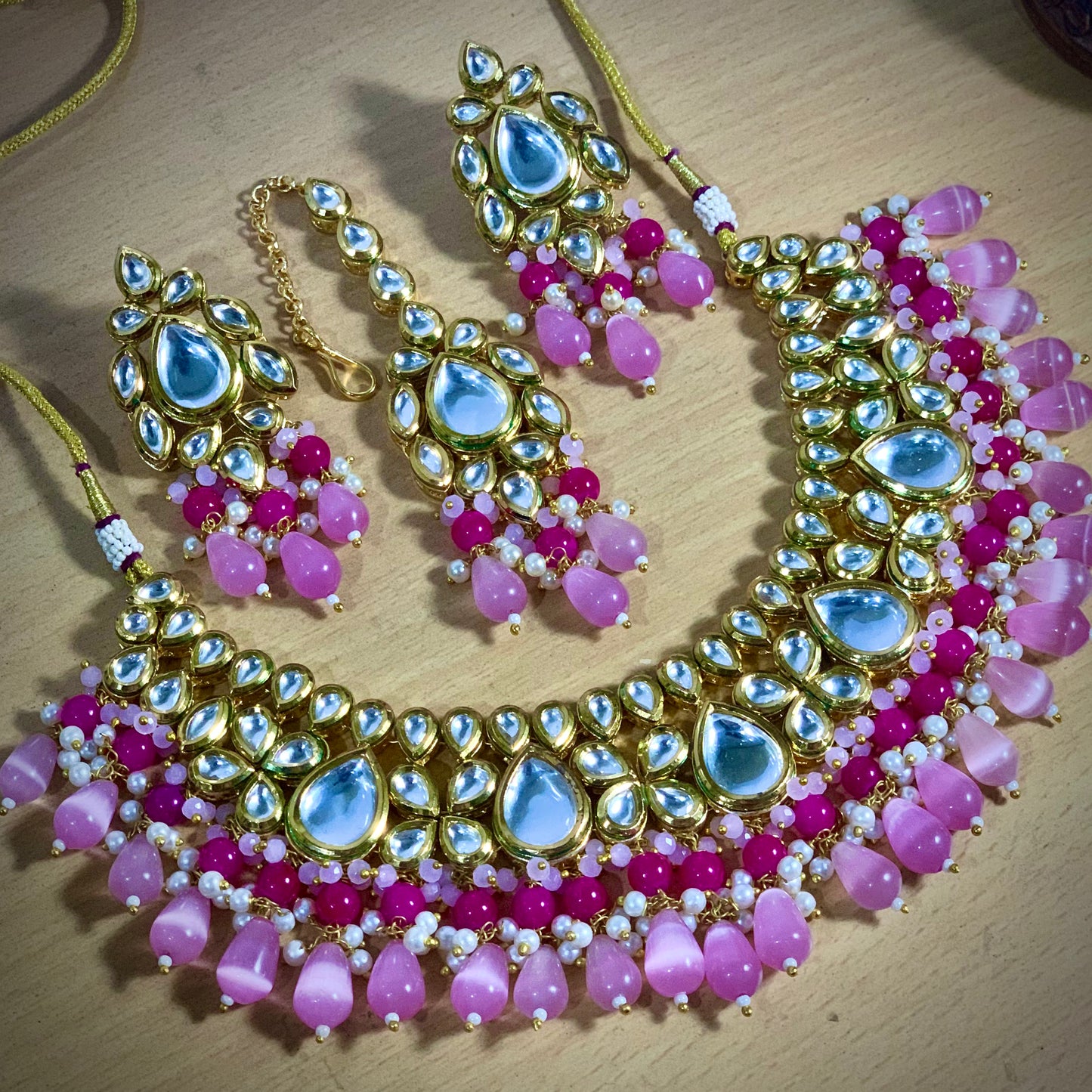 kundan necklace set - Vijay & Sons