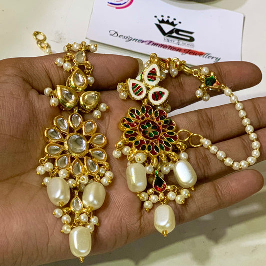 Kundan earrings 234567 - Vijay & Sons