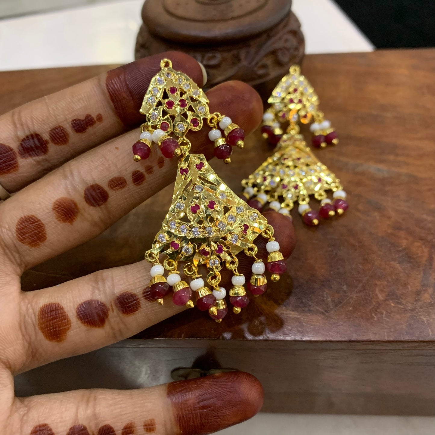 Jadau Earrings 52665