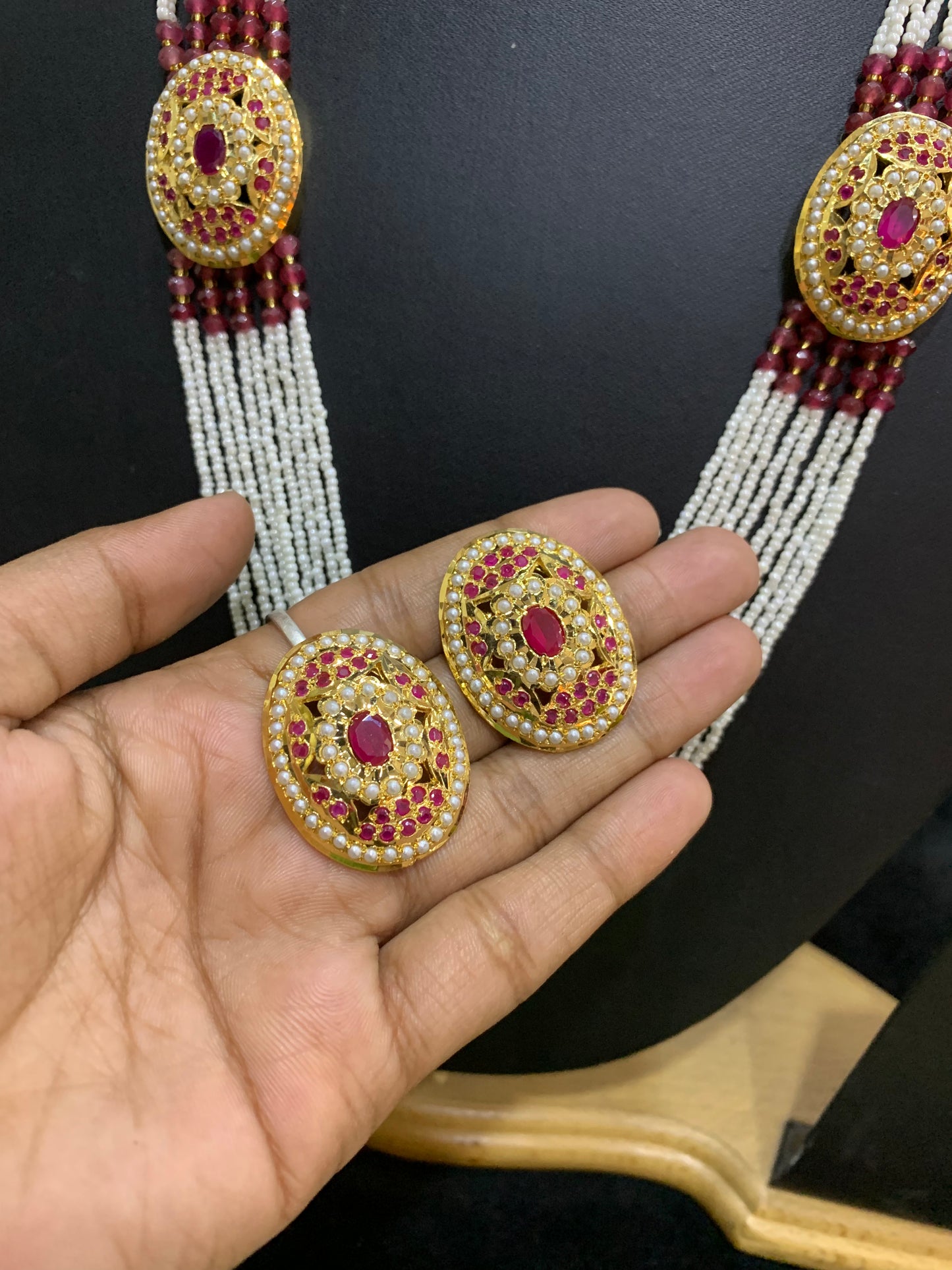 Jadau Rani Haar 546556 - Vijay & Sons