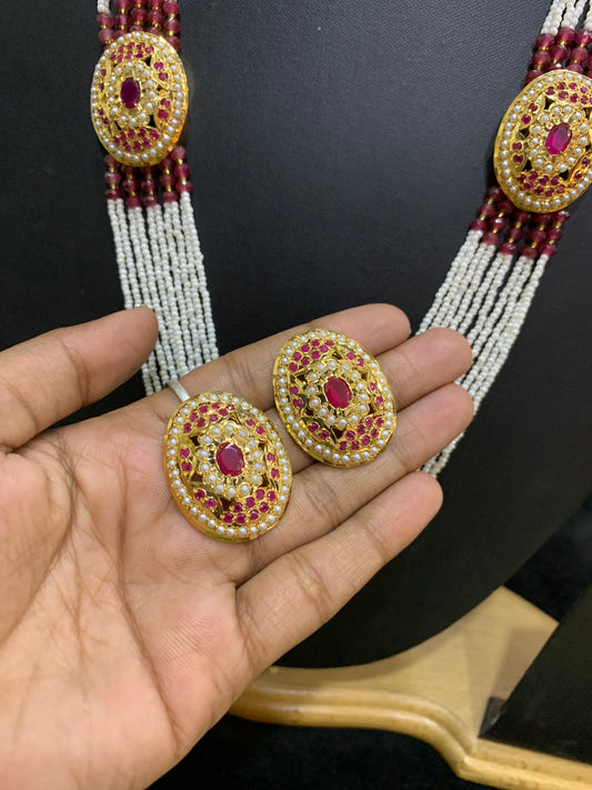Jadau Rani Haar 546556 - Vijay & Sons